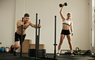 hockey dryland sled sprint training